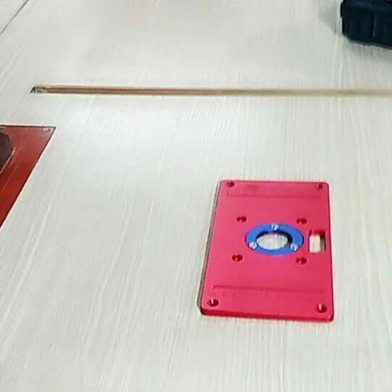 

Router Table Saw Insert Base Plate Aluminum Alloy Trimming Machine Flip Board 203F