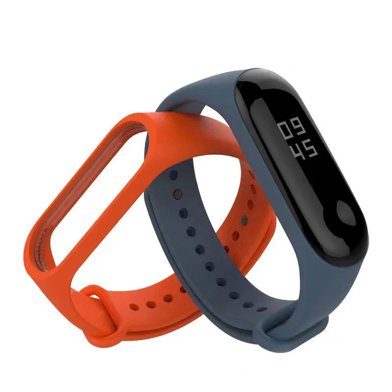 Для Xiaomi mi Band 3 4 Ремешок Красочные Мягкие силиконовые сменные браслеты чехол для Xio mi Band 3 4 аксессуары для смарт-браслета