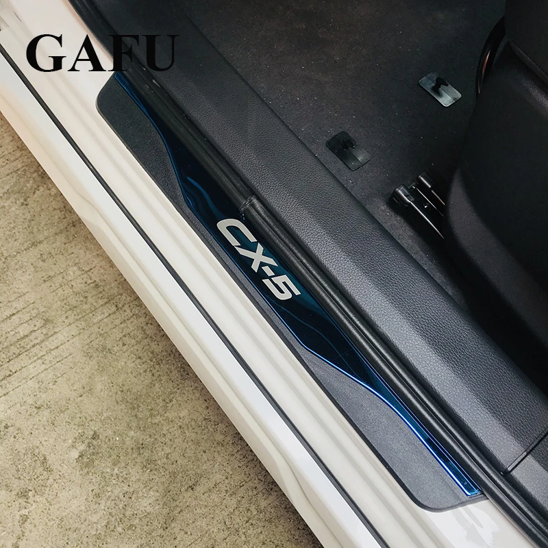 Аксессуары для Mazda CX 5 CX5 2020 2019 2018 2017 2015 автомобильные накладки на пороги из
