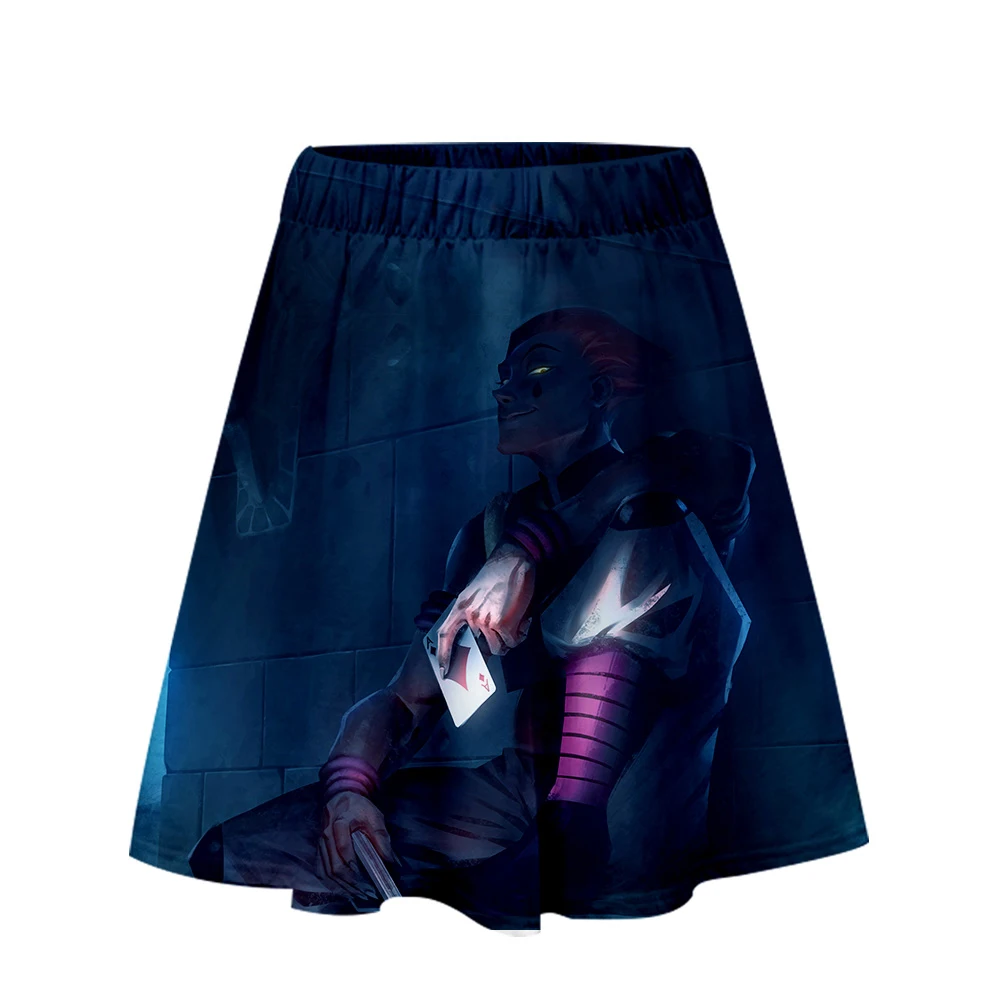 Хисока 3D юбка с принтом женское летнее платье сексуальная одежда на каждый день