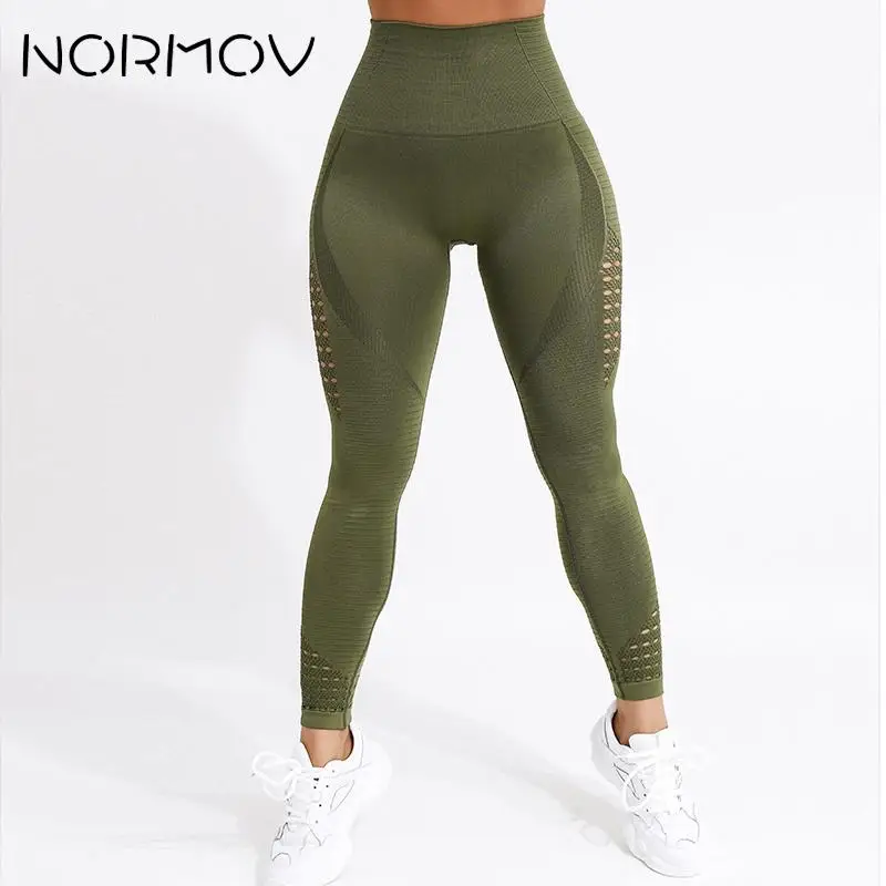 

Леггинсы женские NORMOV, бесшовные, для фитнеса, йоги