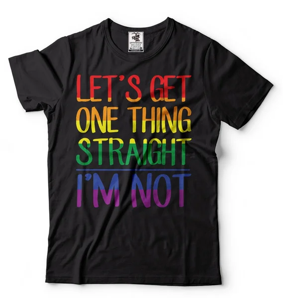 

Funny LGBTQ Gay T-shirt Straight Gay Funny Shirt