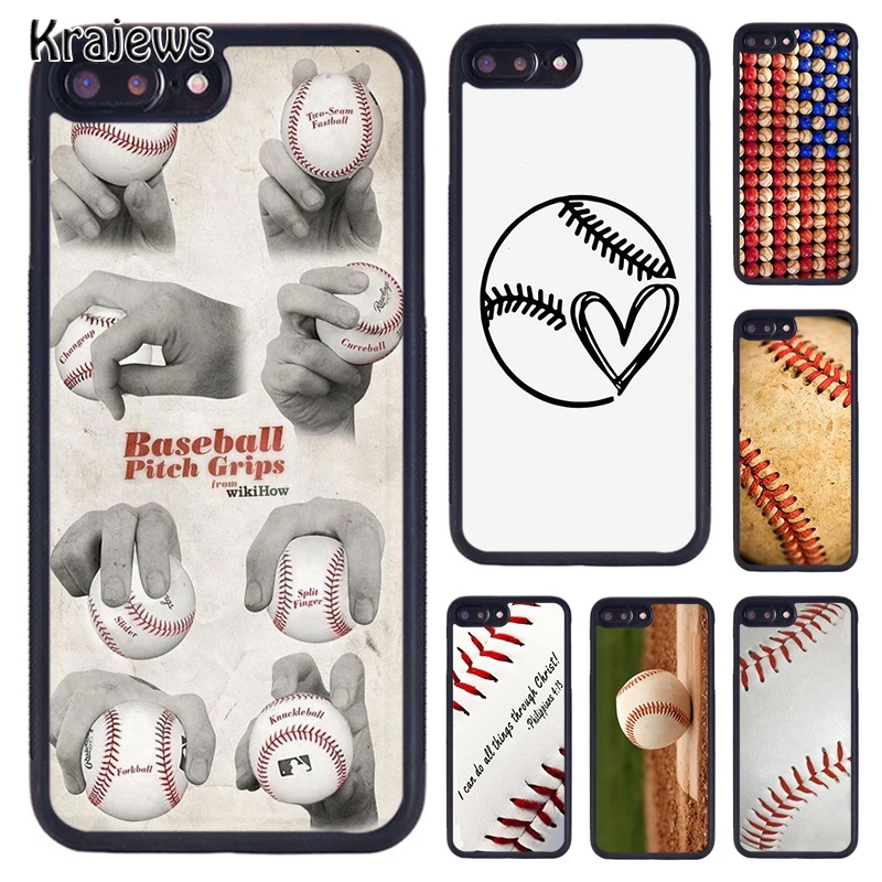 Чехол для телефона с текстом из Библии и бейсбола iPhone 5 6 S 7 8 Plus 11 12 Pro X XR XS Max Samsung Galaxy