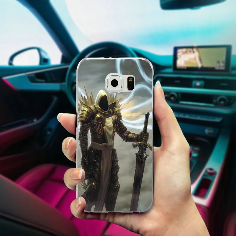 Модные игры Diablos III мягкие ТПУ чехлы для телефонов Samsung Galaxy Note 2 3 4 5 8 S3 S4 S5 Mini S6 S7 S8 S9
