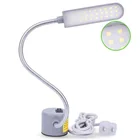 Светильники для швейной машины с вилкой Стандарта СШАЕС, 123 Вт, вращающаяся на 360 градусов Рабочая лампа, 102030 светодиодов, магнитные промышленные лампы, освещение