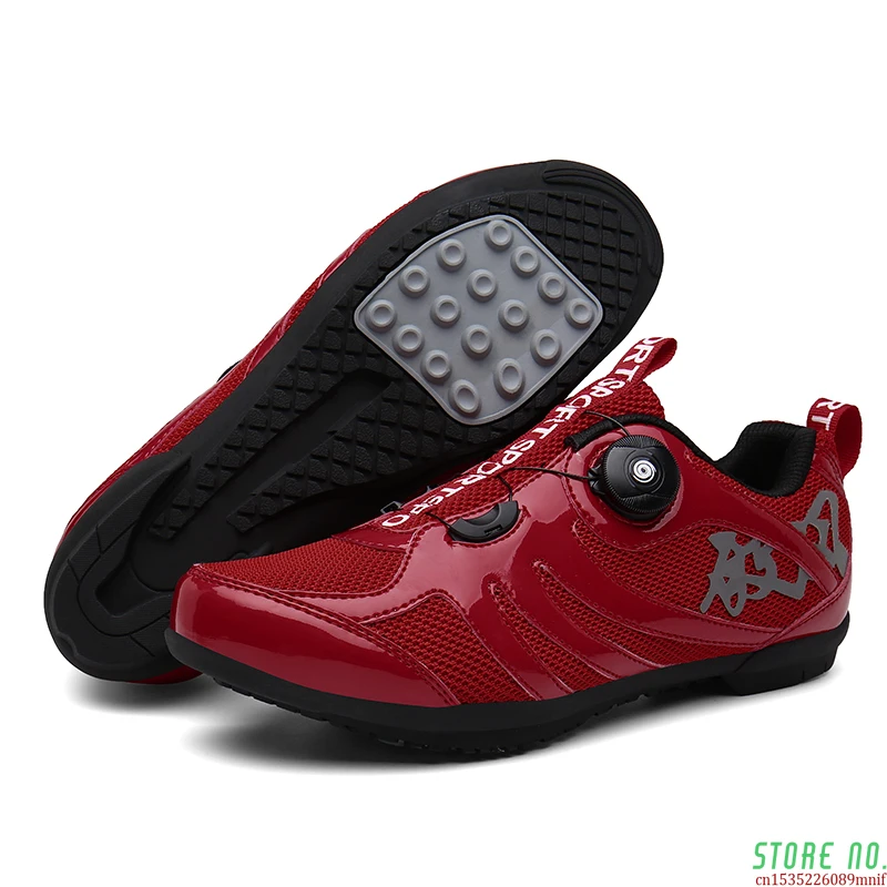 Кроссовки дышащие сетчатые без блокировки трикотажные для езды на велосипеде