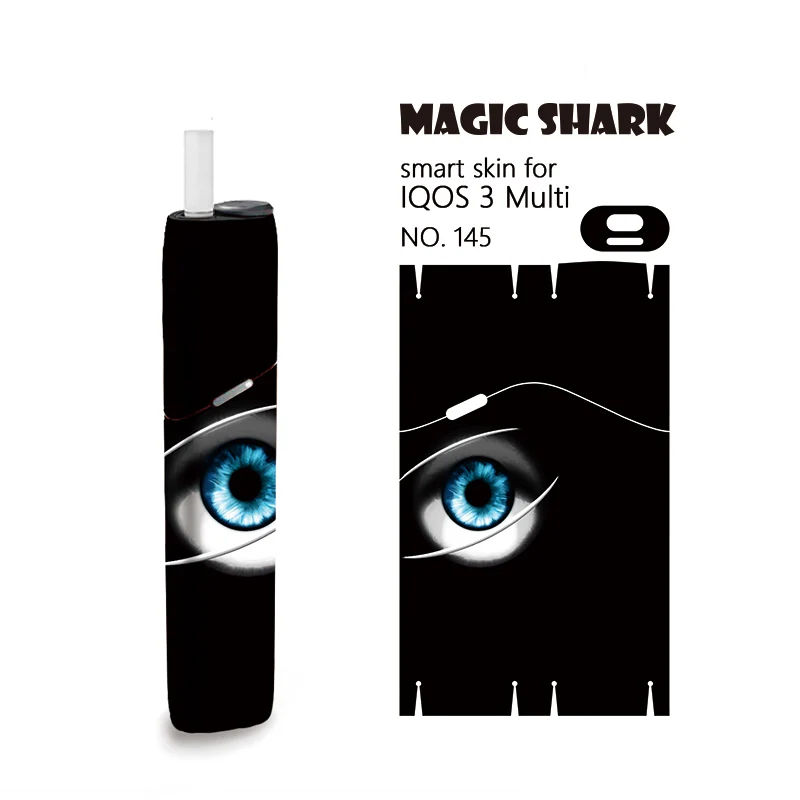 Новинка 100% стильная наглазная Наклейка ПВХ стерео наклейка чехол пленка для IQOS 3