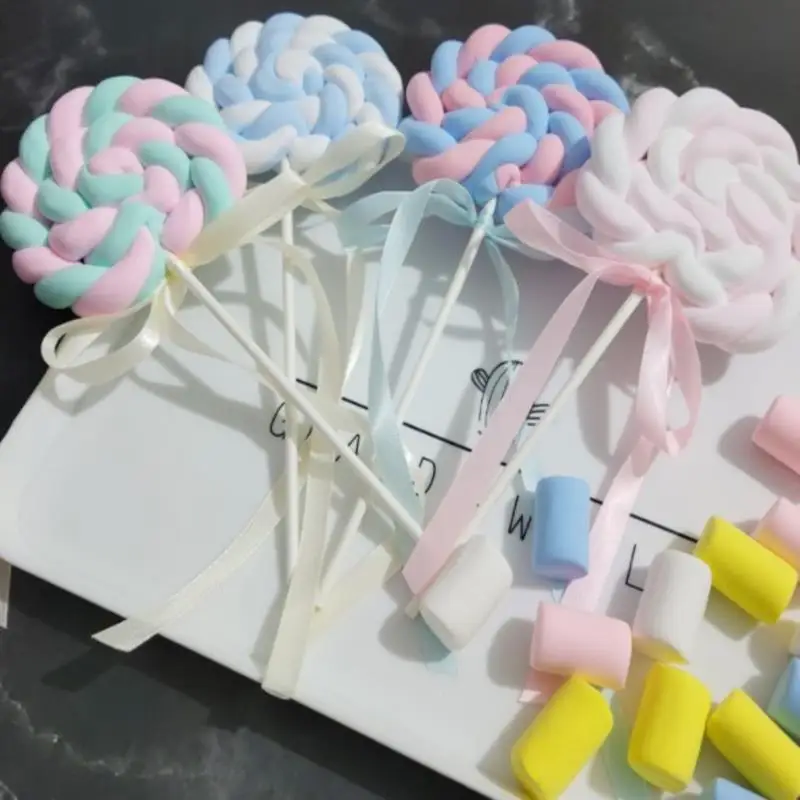 

Simulation Marshmallow Lollipop fake candy children photography shooting props dessert table bedroom layout scene decoration