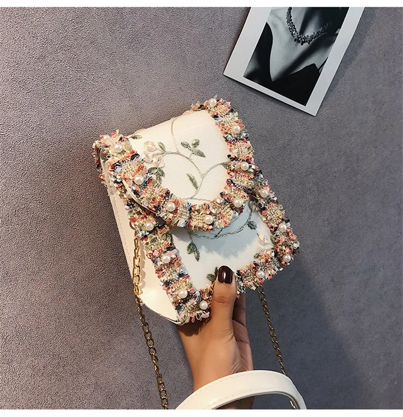 Новая сумка для женщин 2019 цветок через плечо Милая принцесса на Вместительная