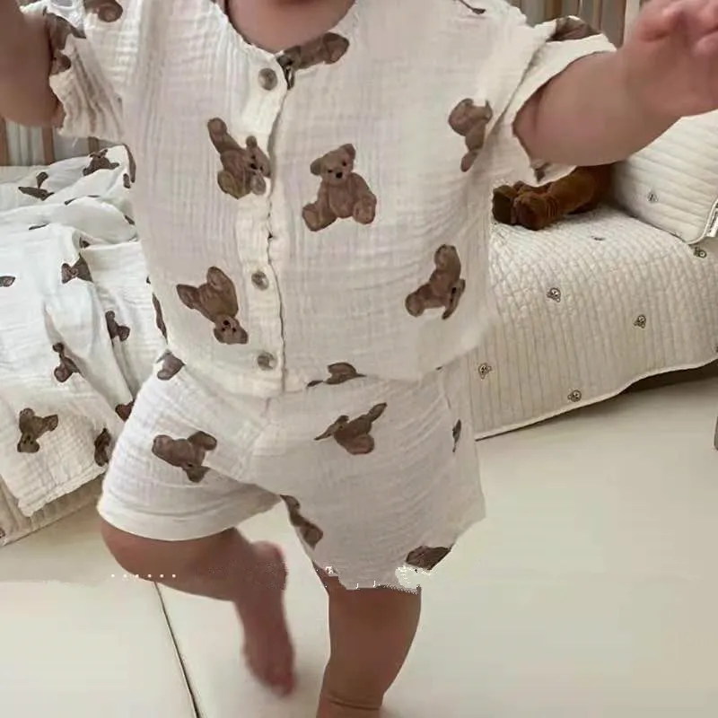 Новинка лета 2022 яркий комплект одежды для маленьких мальчиков с коротким рукавом