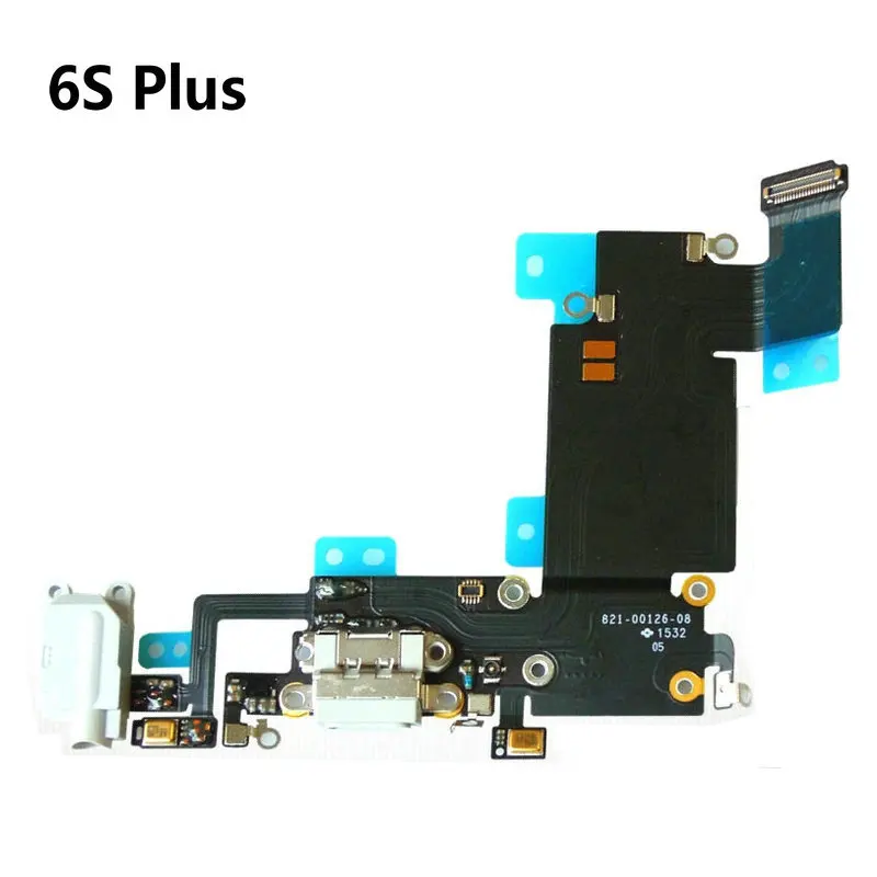 

High Quality Charging Port Flex Cable + USB Dock Connector Charger Microphone Repair Parts Replacement For iPhone 6S 6SPlus