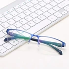 Модные очки для близорукости для женщин и мужчин, полуметаллическая оправа, готовые очки для близорукости-1-1,5-2-2,5-3-3,5-4 -5-5,5-6