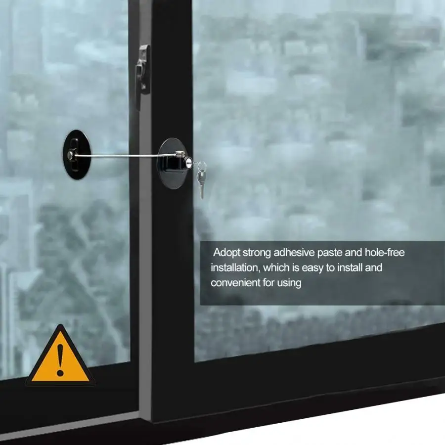 locks Window Door Restrictor Safety Locking Child Security Protective Wire Cable Lock smart door lock | Безопасность и защита