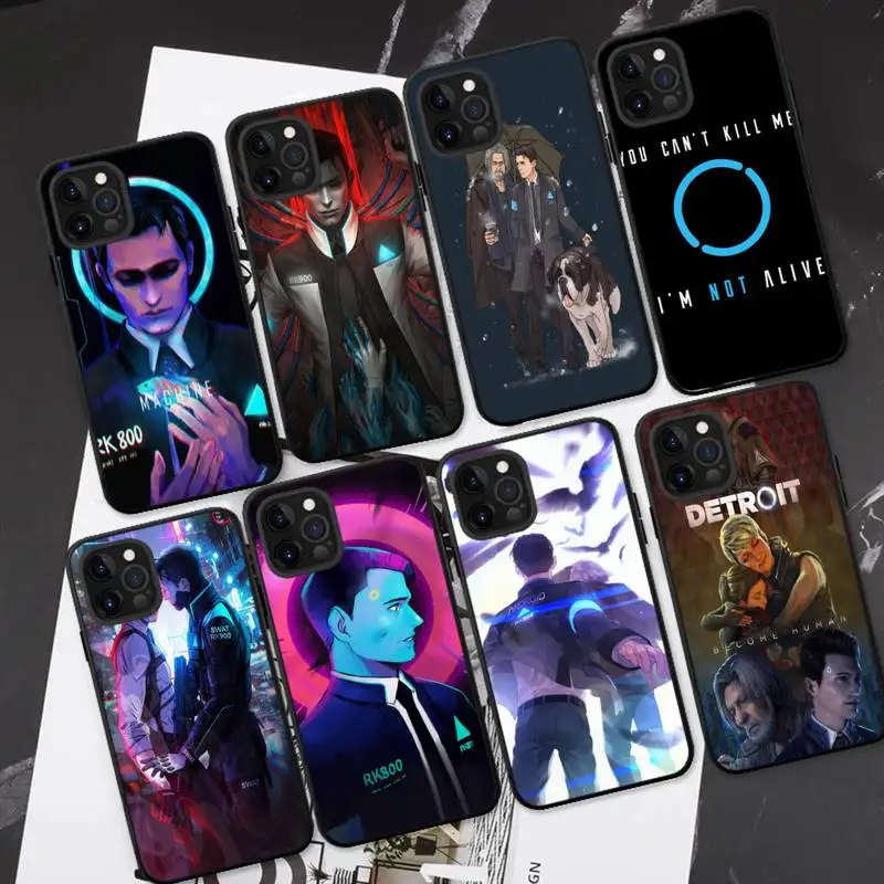 

Detroit Become Human Phone Case For iPhone 13 11 8 7 6 6S Plus X XS MAX 5 5S SE 2020 XR 11 pro DIY Funda