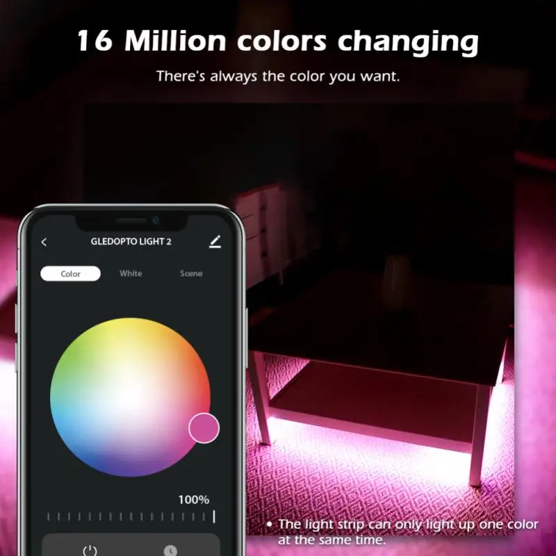 Светодиодная лента с USB-разъемом для телевизора гибкая лампа поддержкой Wi-Fi