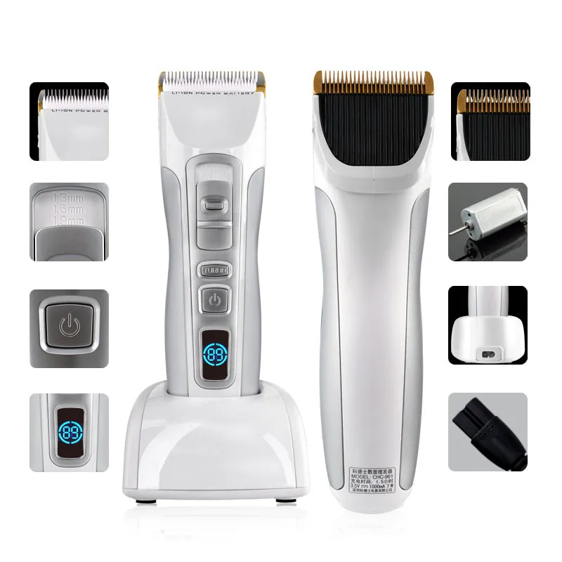 Профессиональная машинка для стрижки волос Керамика лезвие в Перезаряжаемые