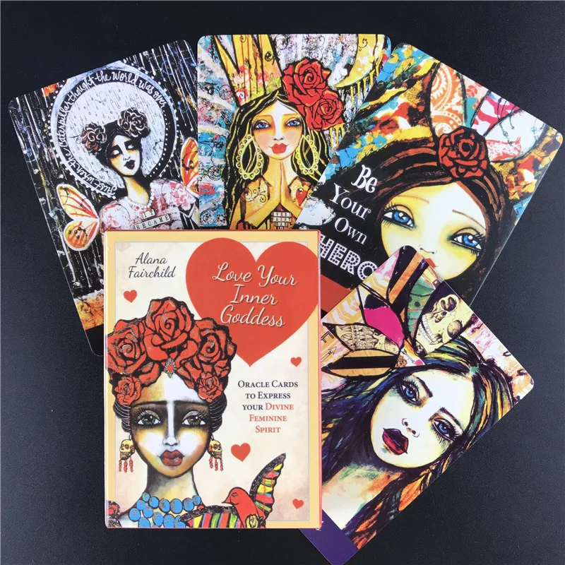 

Love Your Inner Goddess Oracle Cards to Express your spirit Tarot Game Cards Board Games set
