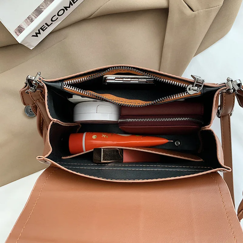 

Luxury Brand Stone Pattern Flap Messenger Women Bag Weave Shoulder Strap Sling Lady Hand Bags High Quality Leather Crossbody Bag