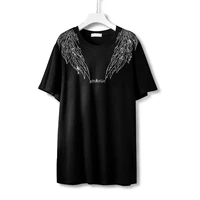 summer phoenix pattern hot diamonds short sleeve middle length t shirt women 2021 new korean style loose casual long tops female