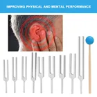 Набор из 9 вилок для настройки 174 285 396 417 528 639 741 852 963 Гц, вилка для настройки звука, лечебный набор инструментов для лечения пожилых людей