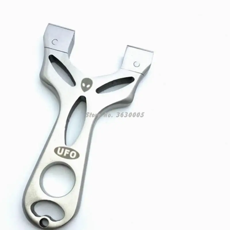 

Охотничья Рогатка из нержавеющей стали катапульты плоская резиновая лента для наружной съемки игры Высокое качество Профессиональные рог...