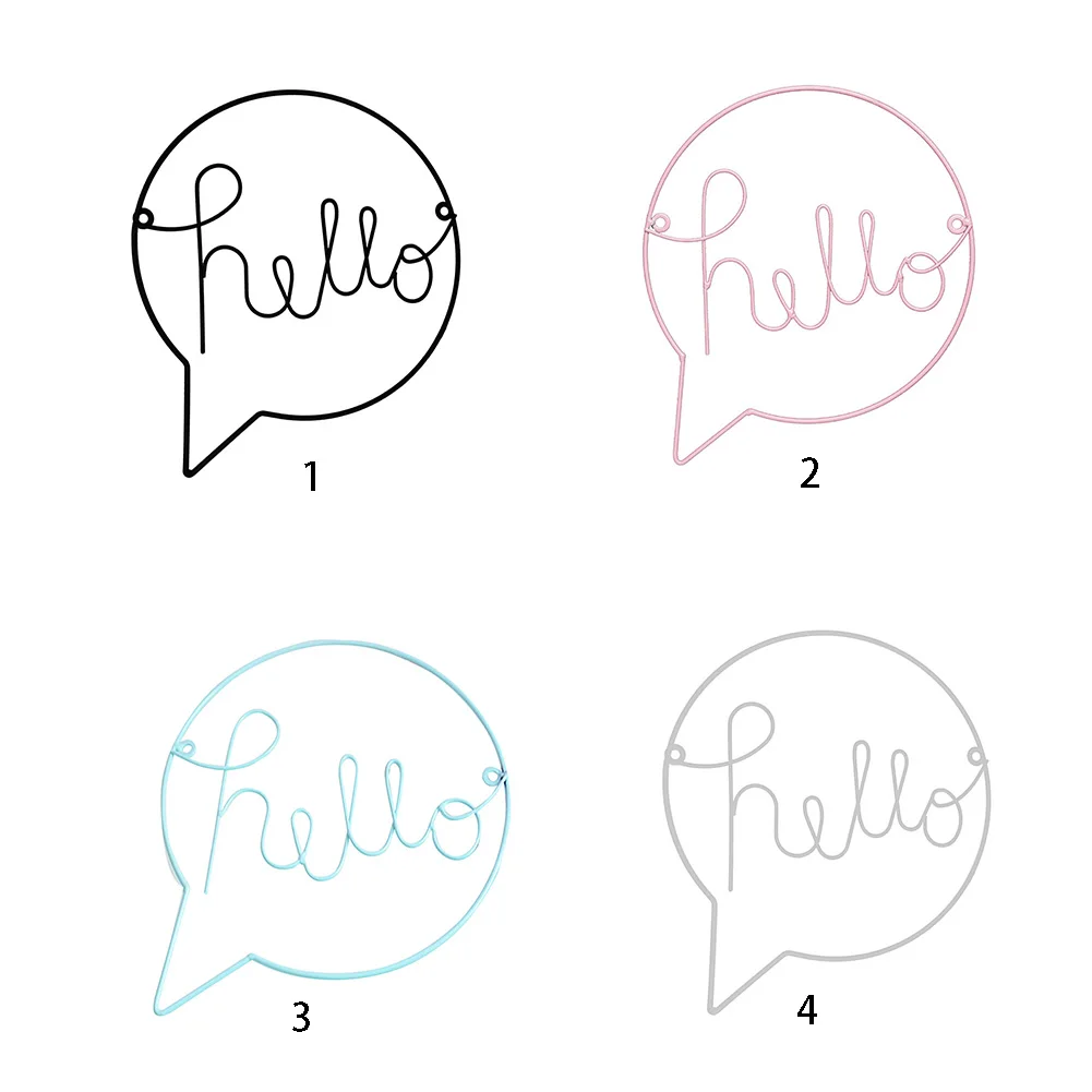 Здравствуйте буквы дверь окно Подарочный фон знак приветствия подвесная Фреска