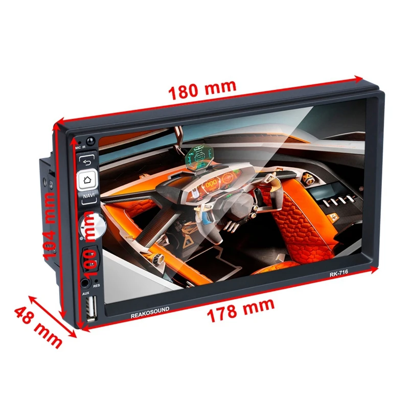 Автомагнитола 2 Din на Android 8 1 мультимедийный проигрыватель Mp5 7 дюймов с