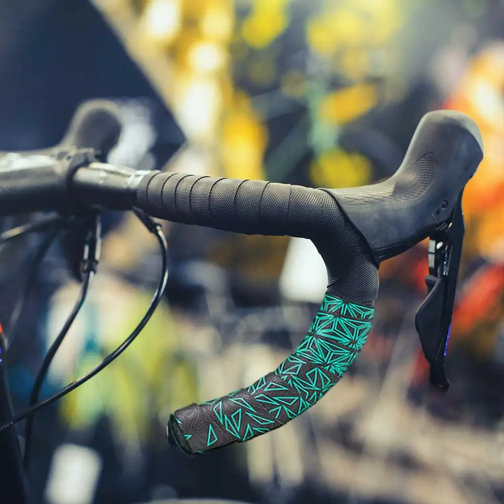 

EVA Shock Absorption Bike Handlebar Tape Road Bicycle Anti-slip Silica Gel 2150mm*30mm Handle Bar Tape Cycling Wrap End Plug
