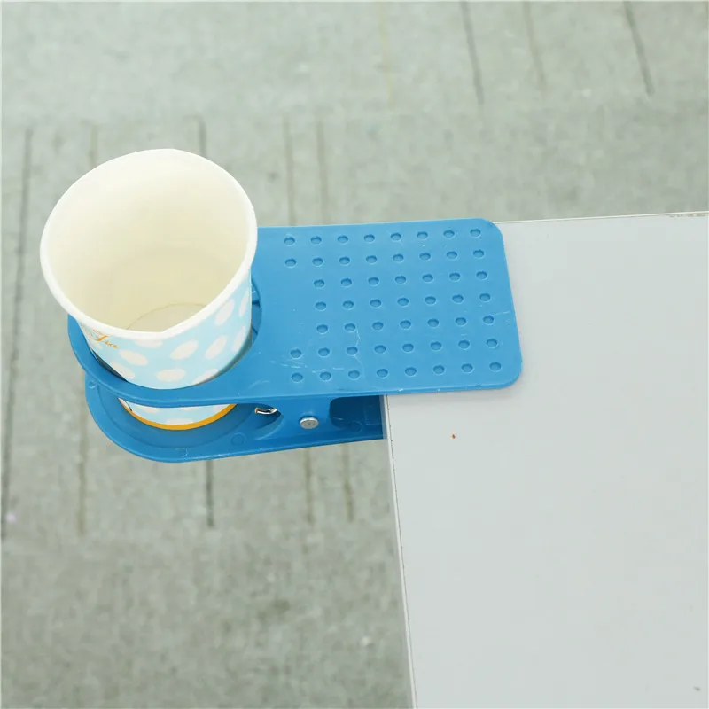 

Cup Drink Holder Clip Coffee Mug Desk Lap Folder Holder Office Supplies
