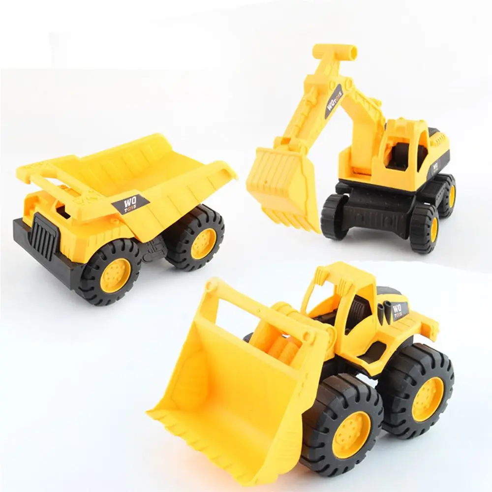 

Yellow Dump Truck Bulldozer Sliding Construction Vehicle Engineering Vehicle Excavator Model Toy Beach Toy Car