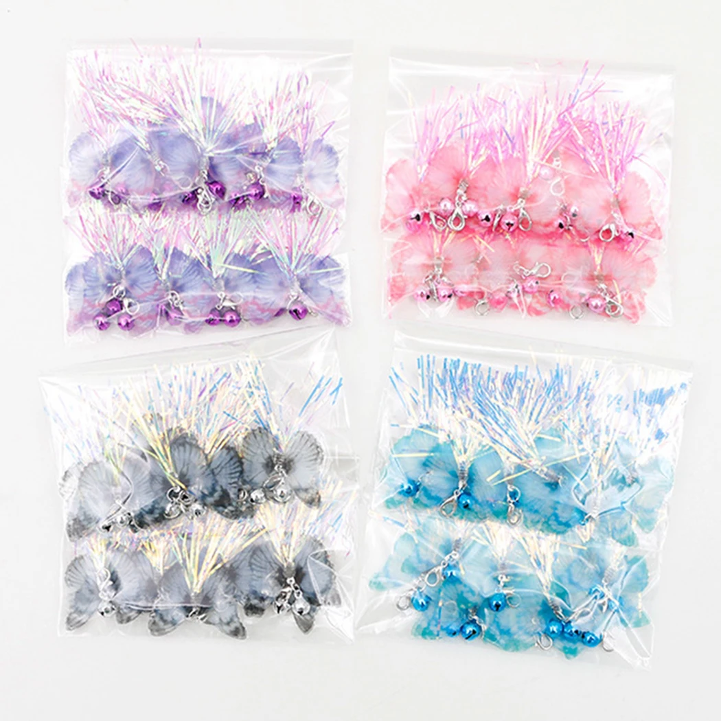 Прекрасный 5 шт. палочки для кошек Игрушка замена ленты собак и котов бабочка