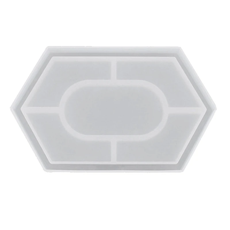 

Coaster Tray Resin Mold Removable Jewelry Tray Mold Assorted Dishes Plate Molds T84A