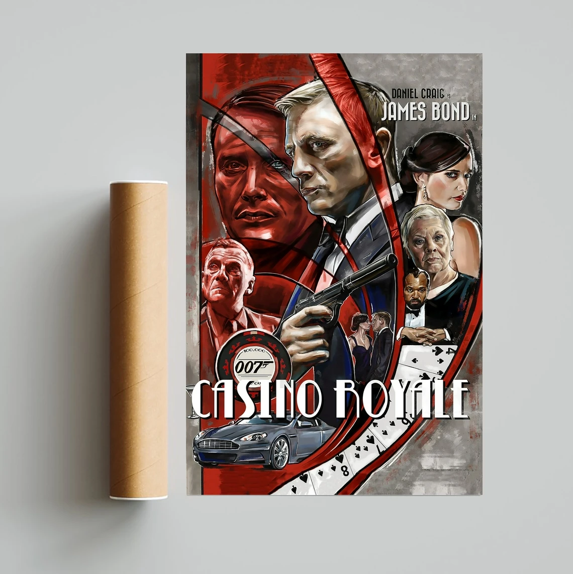 Классический кинопостер казино Royale холст печать украшение для дома настенная