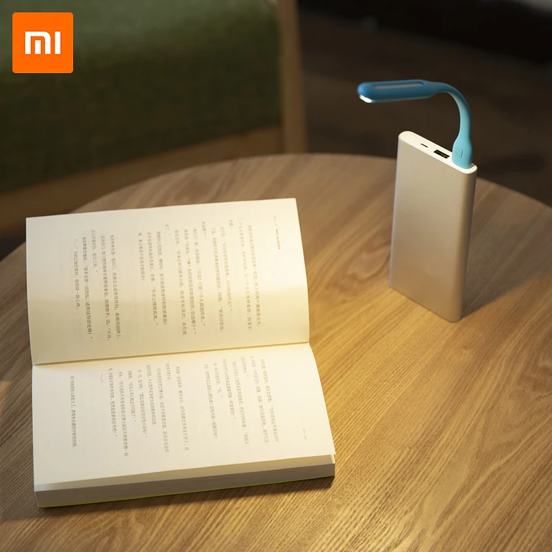 Xiaomi Mijia Usb светодиодный светильник Настольная лампа для чтения USB гаджеты ночной Светильник для портативного компьютера Блестящий светодиодный