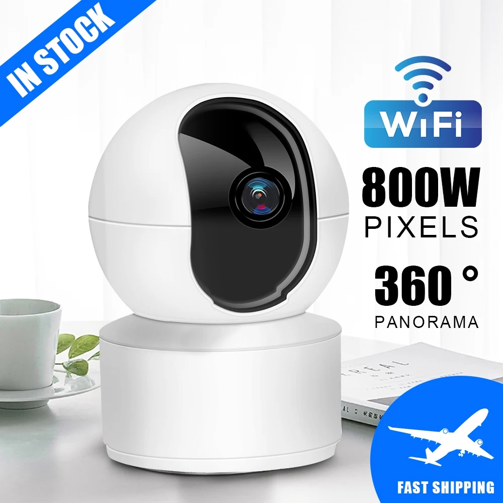 Мини камера видеонаблюдения Ultra HD 800 Вт/400 Вт Wi Fi 2 канала слот для SD карты|Камеры