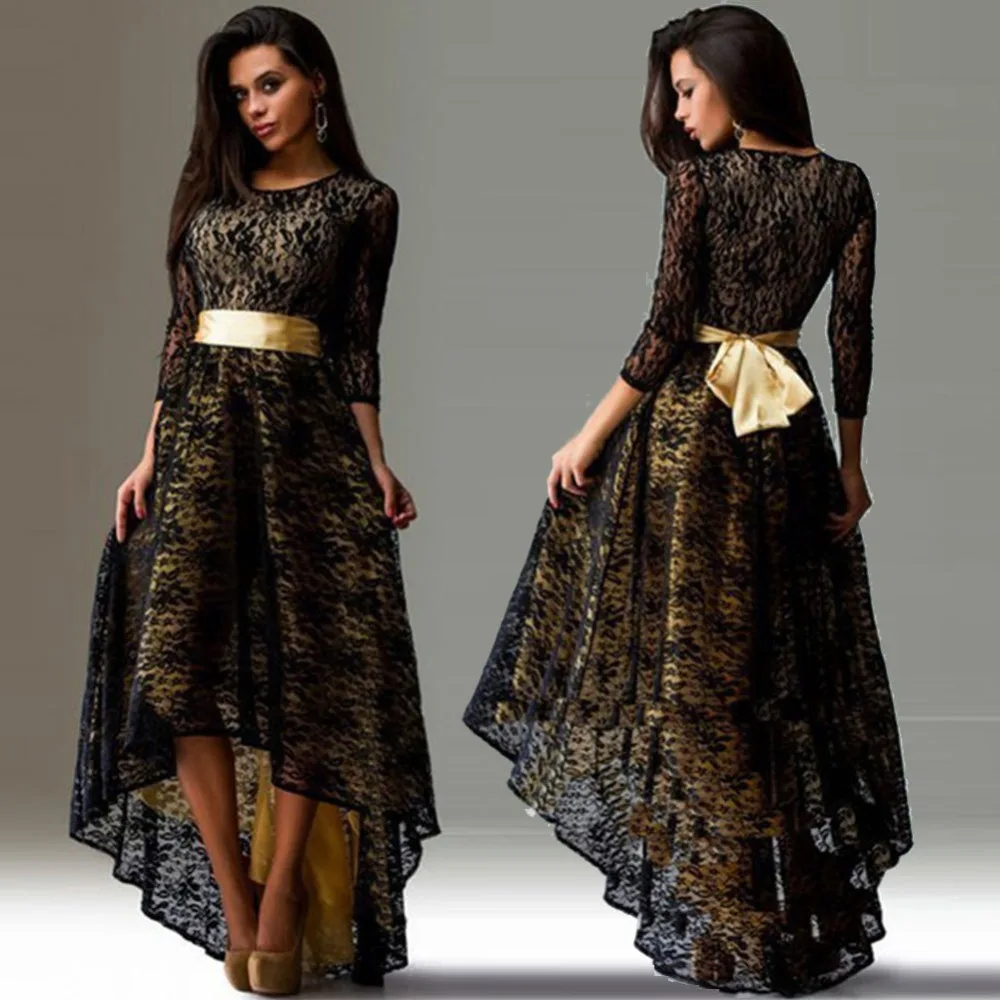 Новинка весны женское длинное винтажное платье макси кружевные вечерние платья