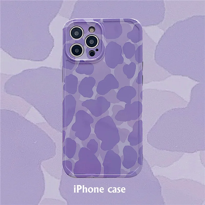 

Full Protection Leopard Phone Case For iPhone 11 Pro Max 12 Mini 7 8 Plus XS Max XR X SE 2020 Vintage Colorful Pattern Cover