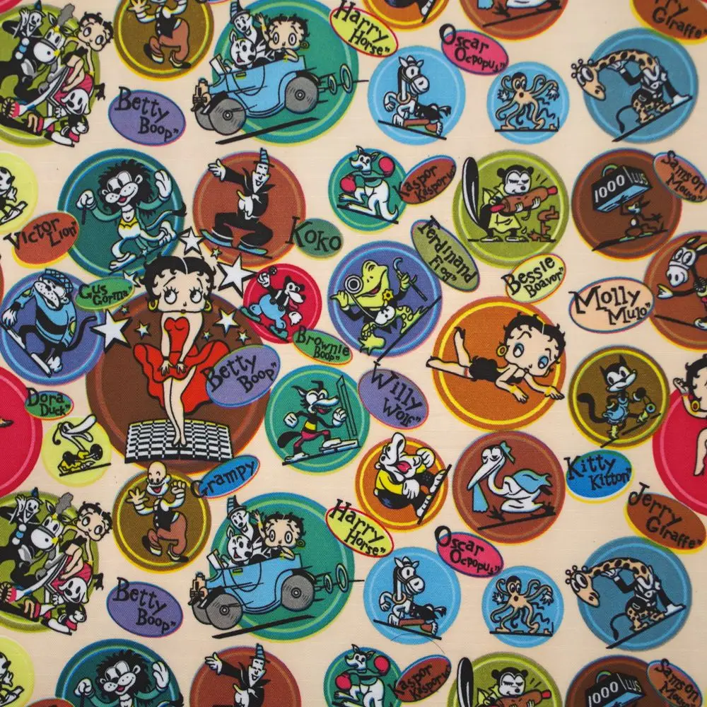 Водонепроницаемая ткань 70x50 см с ПВХ покрытием мультяшный карактор для мальчиков