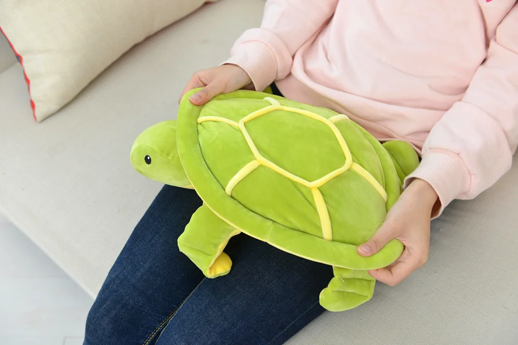 Green Big Eyes Turtle Plush Toys Tortoise Animals Dolls Doll Soft Stuffed Animal Cushion for Children | Игрушки и хобби