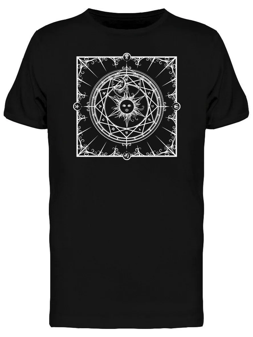 Герметичная Алхимия магический круг Мужская футболка изображение 2Xl 3Xl 4Xl 5Xl