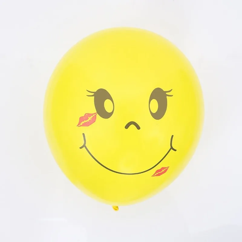 

12inch Yellow Latex Balloons Smiley Ballon Baby Shower Kids Adults Birthday Decoration Helium Air Ball Wedding Party Supplies
