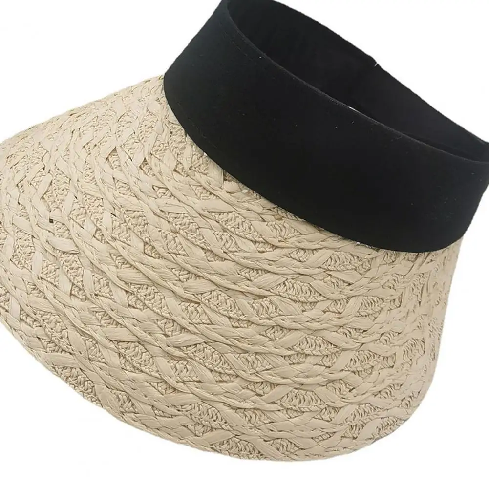 

60% Dropshipping!!Sun Hat Fashion Heat-insulating Braid Fabric Graceful All-match Travel for Sports