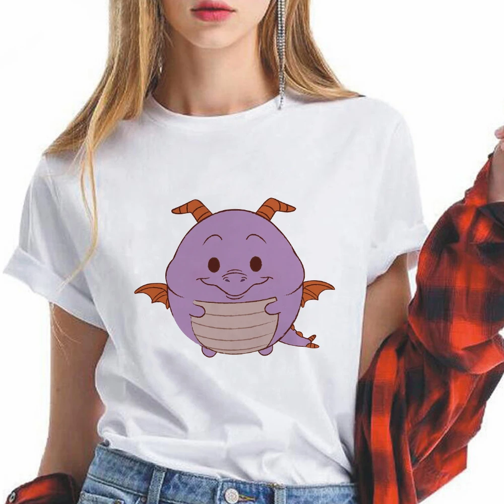 

Disney Women T shirts Cute Cartoon Modern White Streetwear Female Versatile Short Sleeve Modern Fashion Tee Casual Top T Shirt