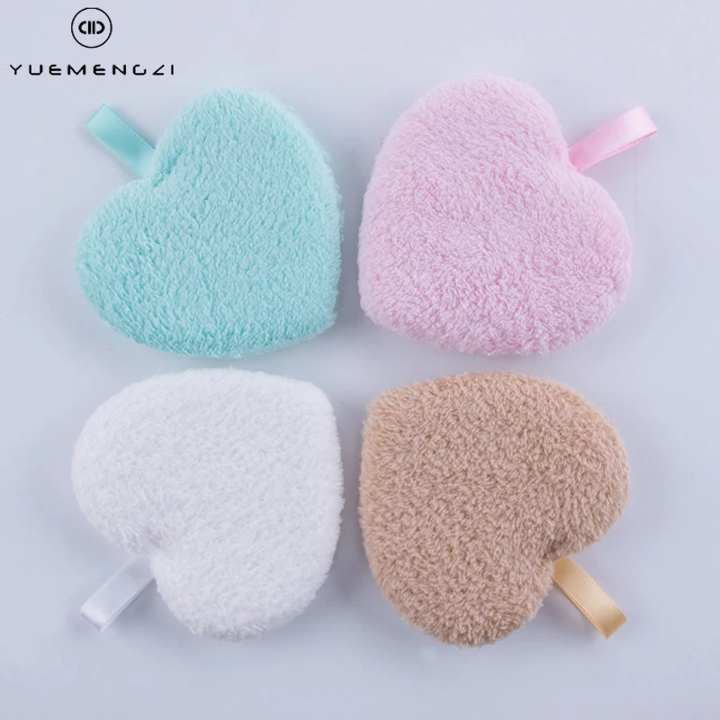 

YUEMENGZI 1pcs Reusable Makeup Remover Cloth Pads Remover Towel Face Cleansing Cleaner Plush Make up Lazy Cleansing Powder Puff