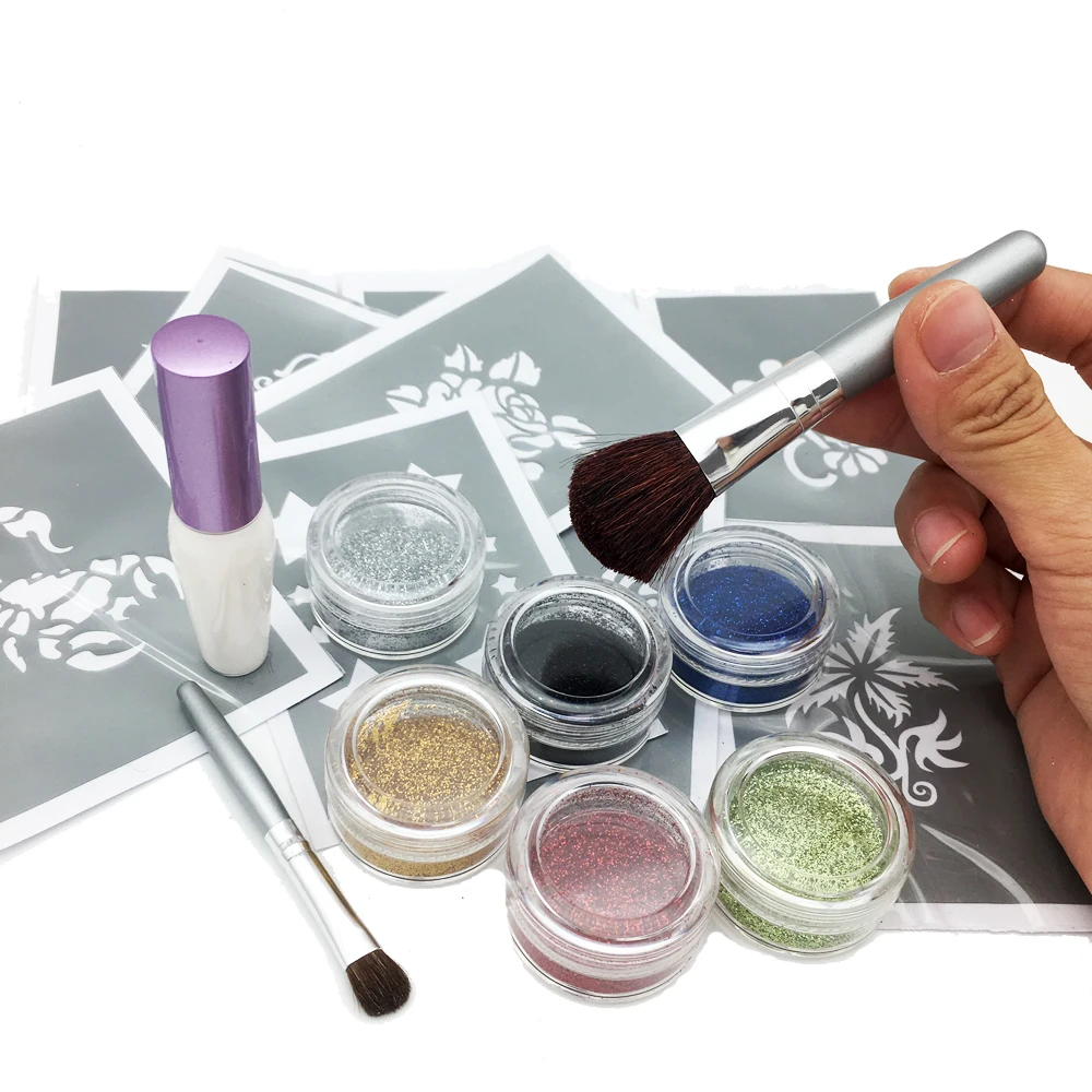 Временная тату наклейки для лица блестящие украшения драгоценные камни Вспышка