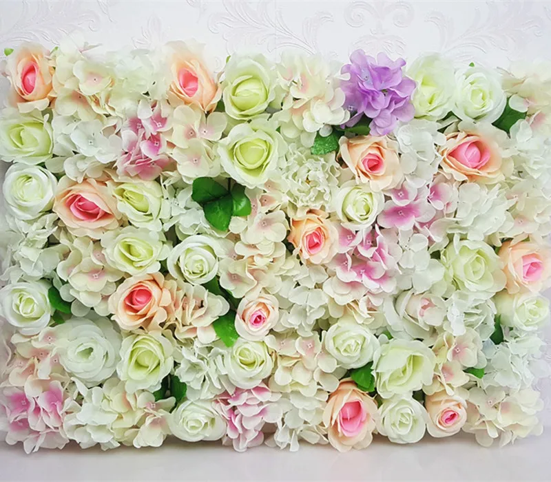 Новый Модный свадебный цветок на стену с подставкой черная железная Складная