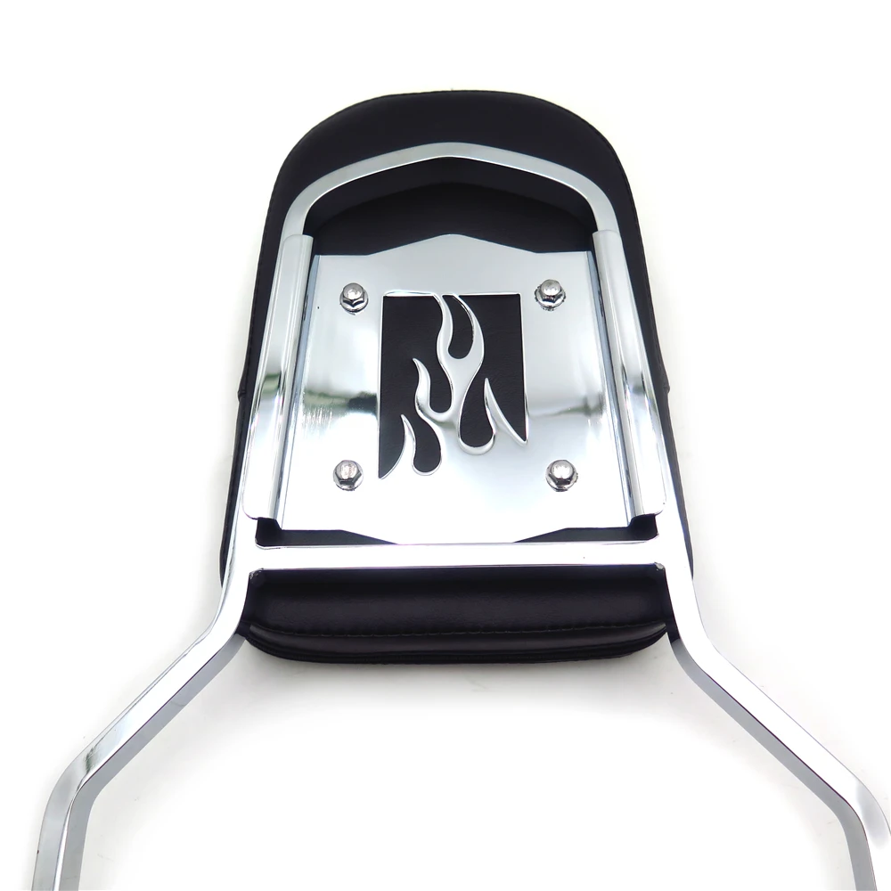 Запчасти для мотоциклов хромированная спинка с эффектом пламени Honda Shadow Ace 1100|honda