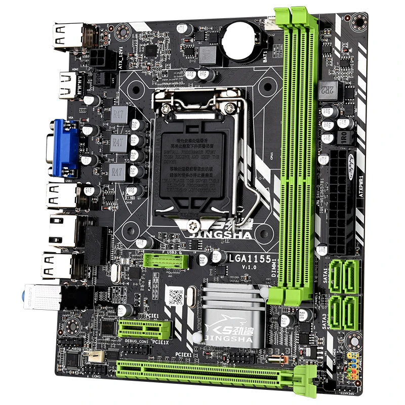 Новая материнская плата computier H61 LGA1155 для i7 i5 i3, поддержка процессора ddr3 ram