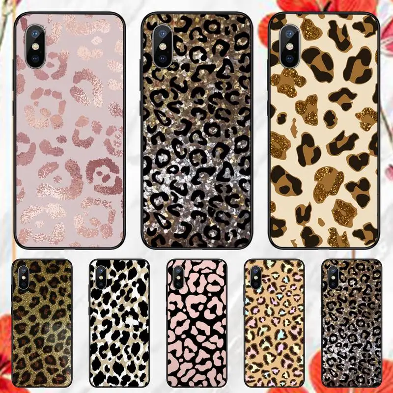 

Leopard Phone Case for iPhone 11 12 13 pro XS MAX 8 7 6 6S Plus X 5S SE 2020 XR mini