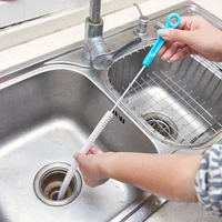71cm long flexible cleaning brush sink overflow drain cleaner tools unblocked steel bathroom hair kitchen shower removal